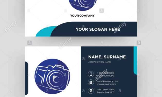 Photography Camera, Business Card Design Template, Visiting throughout Photographer Id Card Template