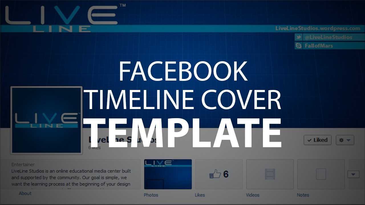 Photoshop Template: Facebook Timeline Cover (Psd File) In Photoshop Facebook Banner Template