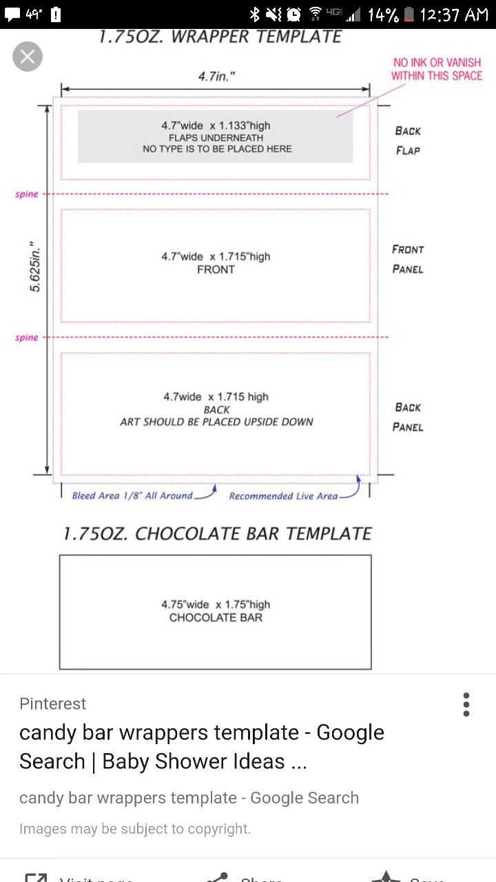 Pin De Leanne Moody En My Stuff | Candy Bar Wrapper Template Intended For Free Blank Candy Bar Wrapper Template