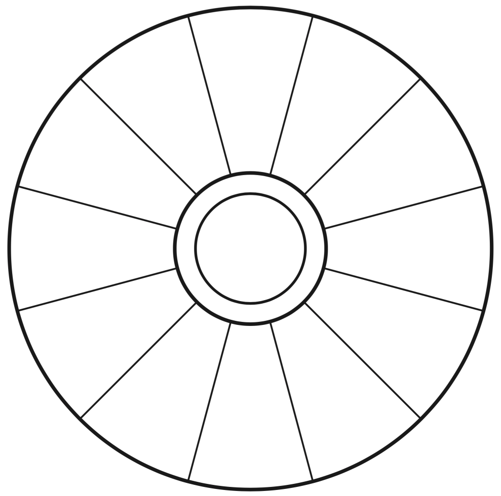 Pin On 33 With Blank Wheel Of Life Template Professional Template