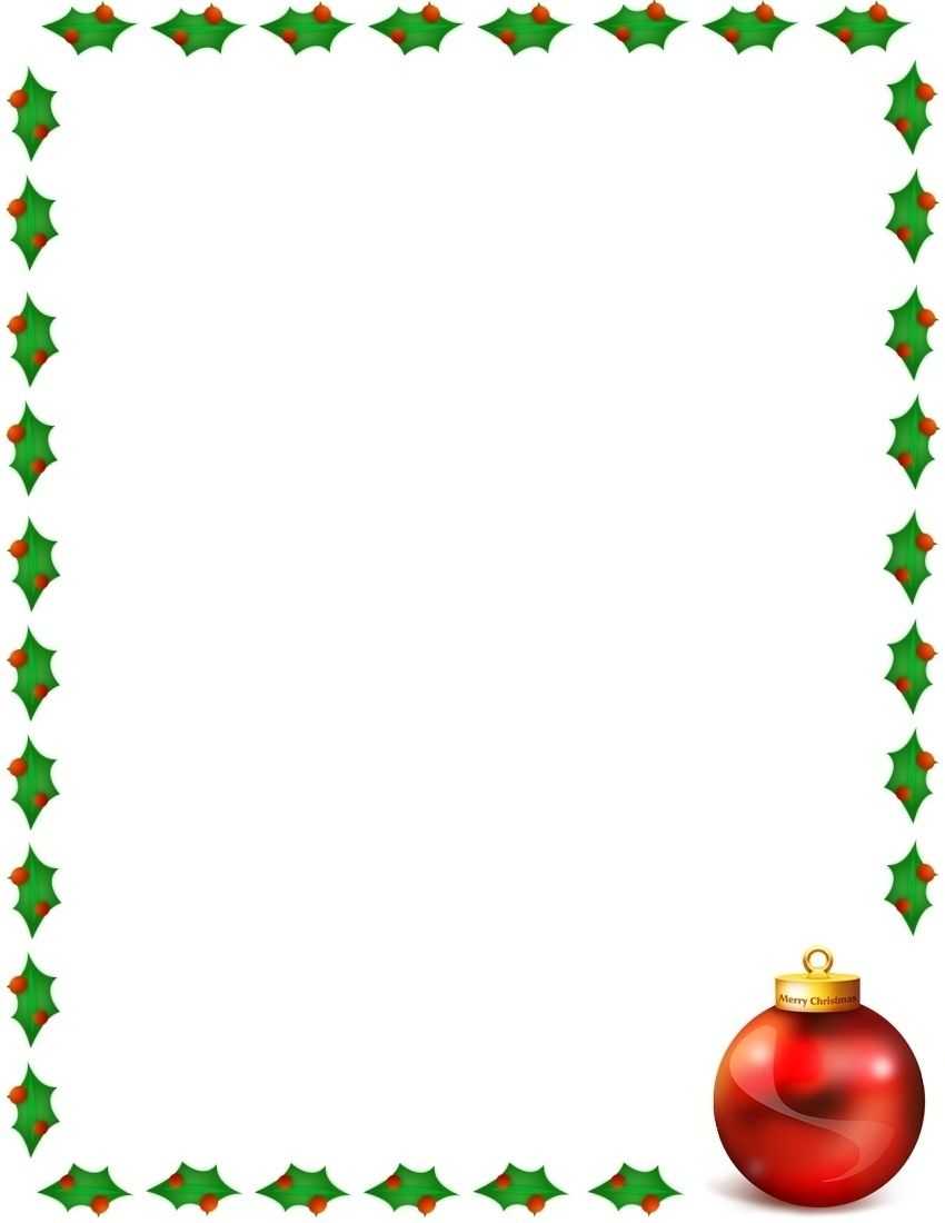 Pin On Classroom In Christmas Border Word Template
