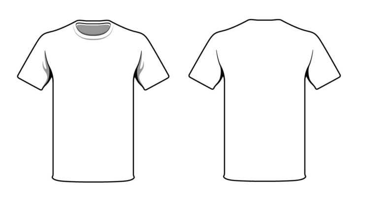 Pin On Cool Craft Idea's Within Blank T Shirt Outline Template ...
