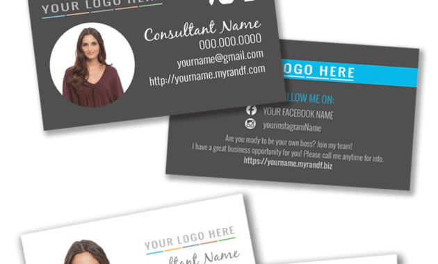 Pin On Designs | Rodan + Fields for Rodan And Fields Business Card Template