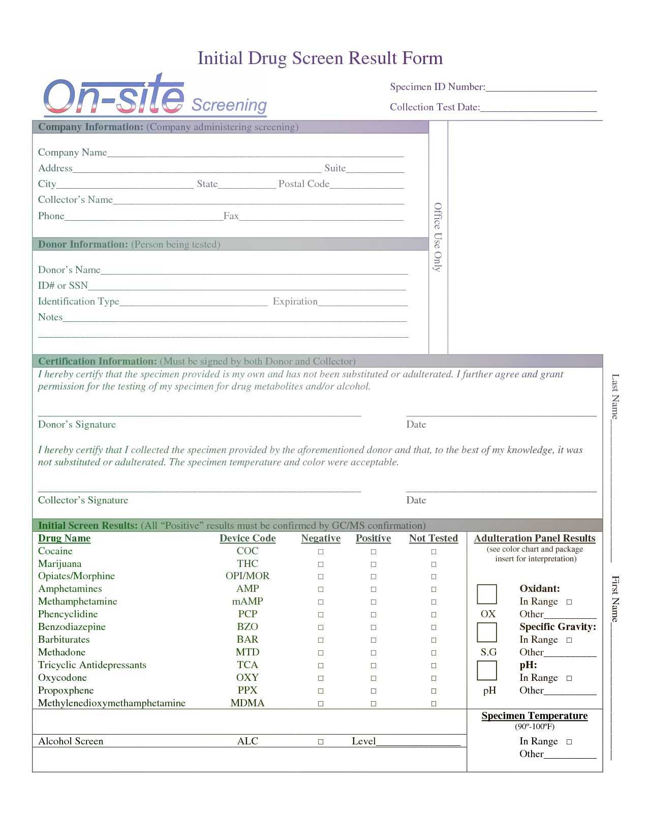 Pin On Drug Test Report Template In Test Result Report Template