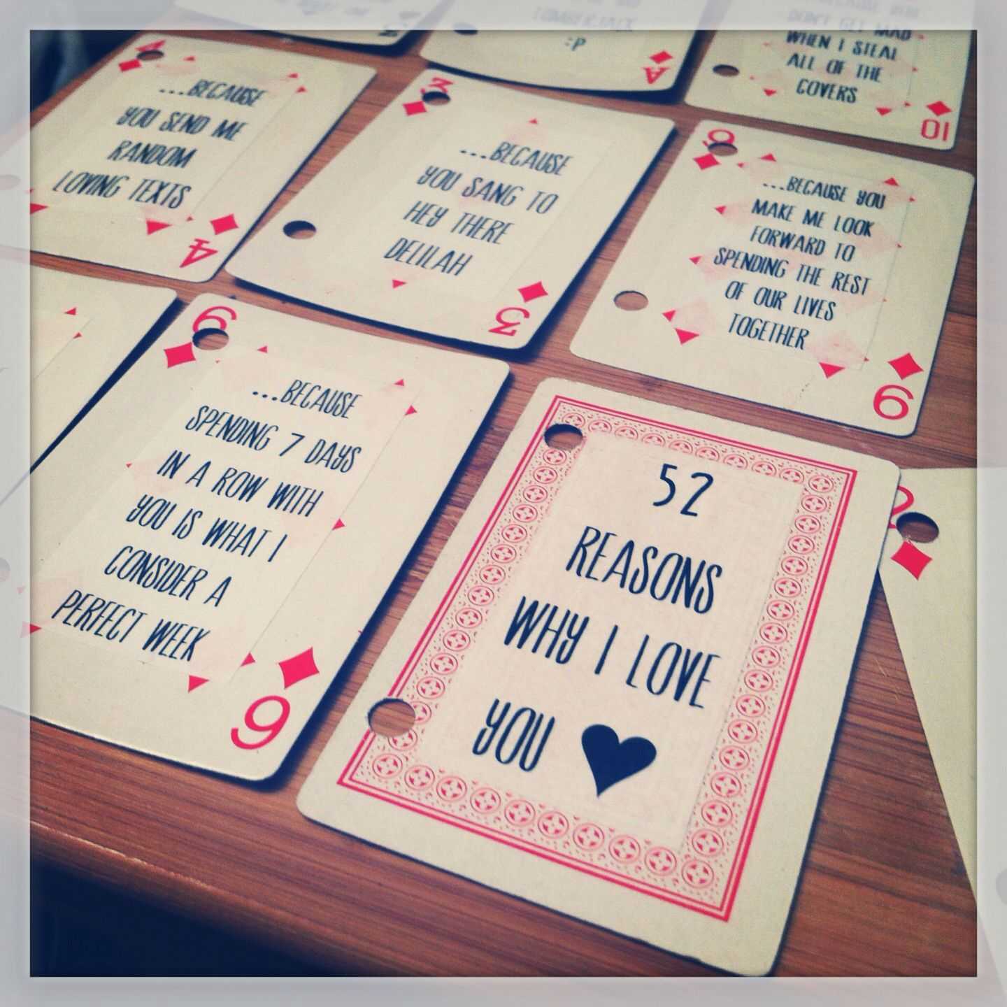 Pin On Gifts & Wrapping. Intended For 52 Things I Love About You Deck Of Cards Template