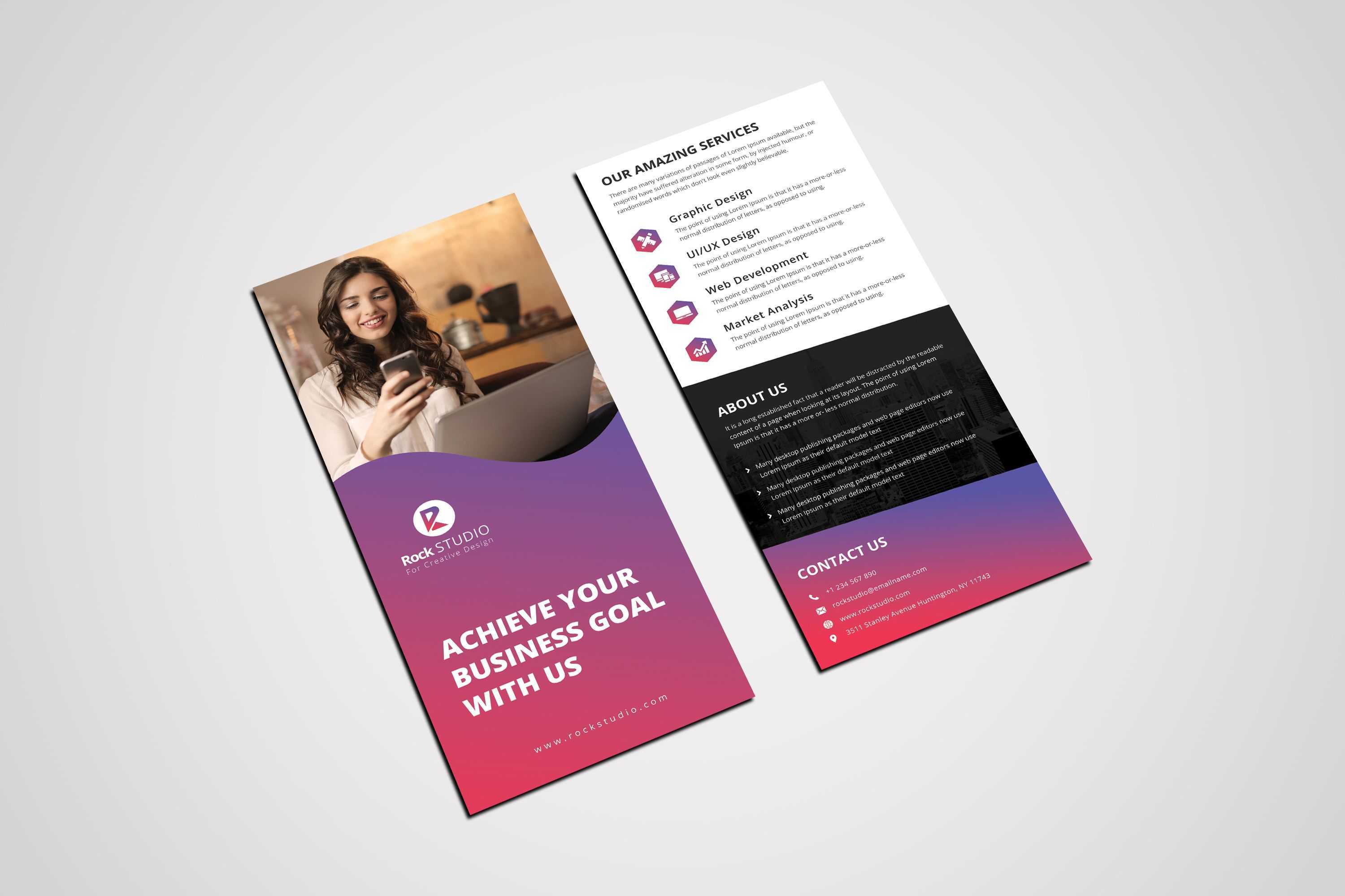 Pin On Graphic Design Things In Dl Card Template