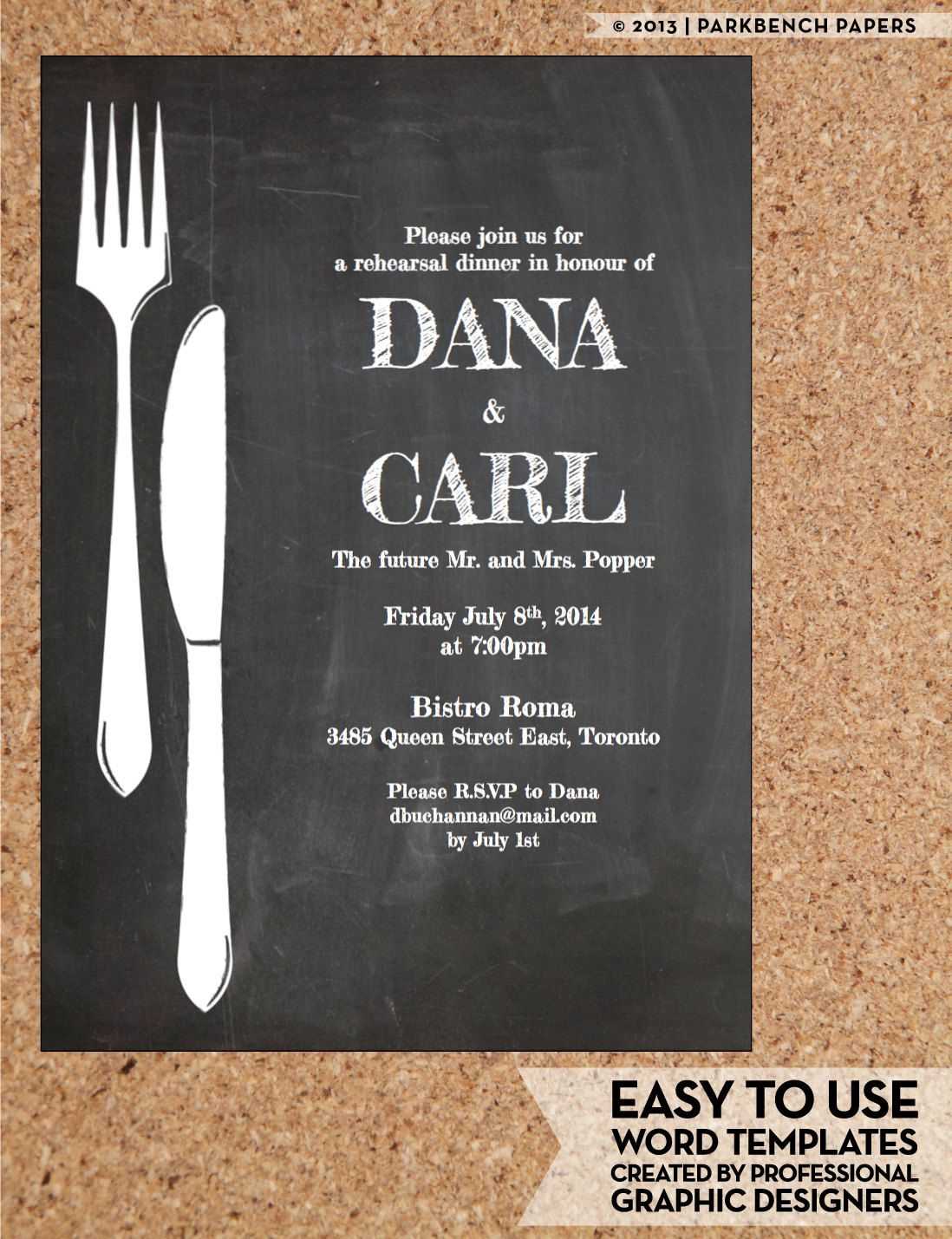 Pin On Invitations Inside Free Dinner Invitation Templates For Word