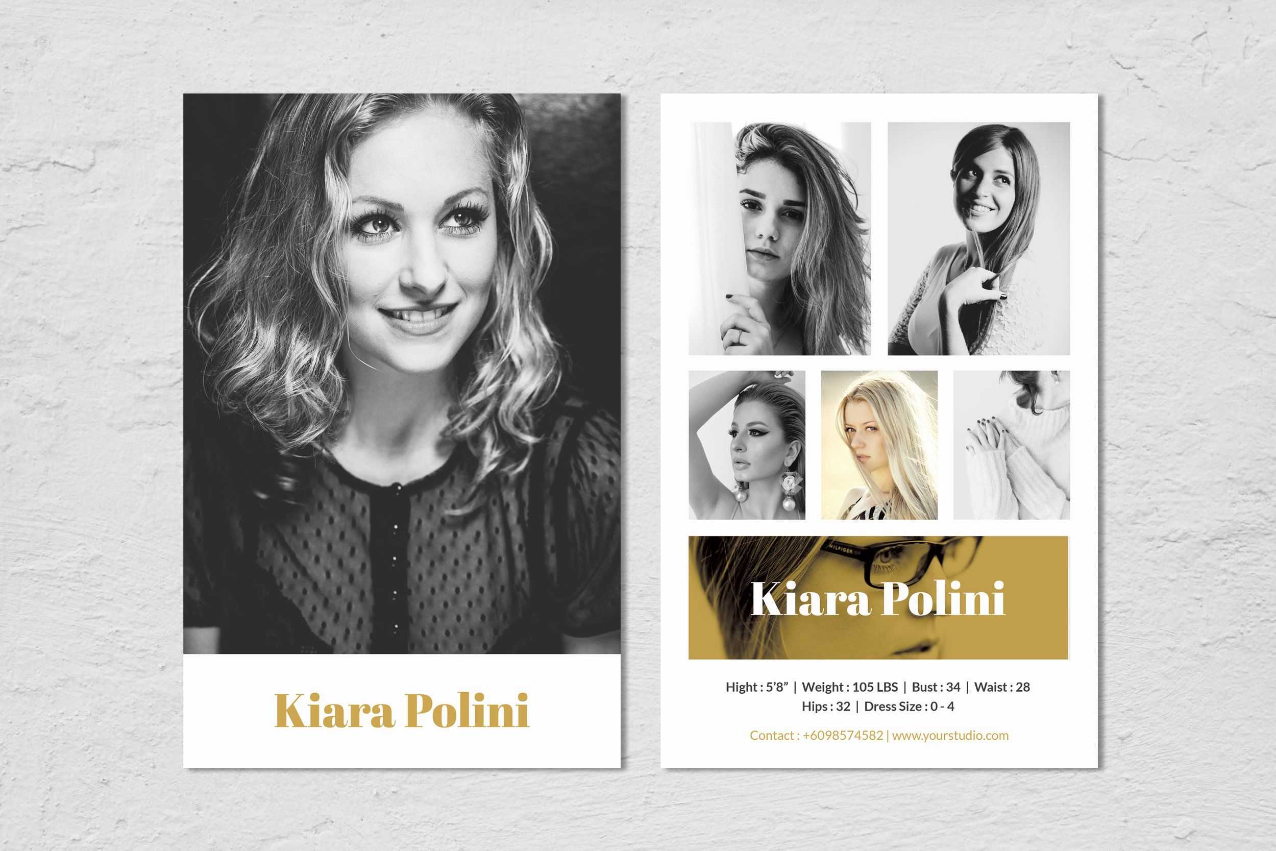 Pin On Model Comp Cards In Comp Card Template Download