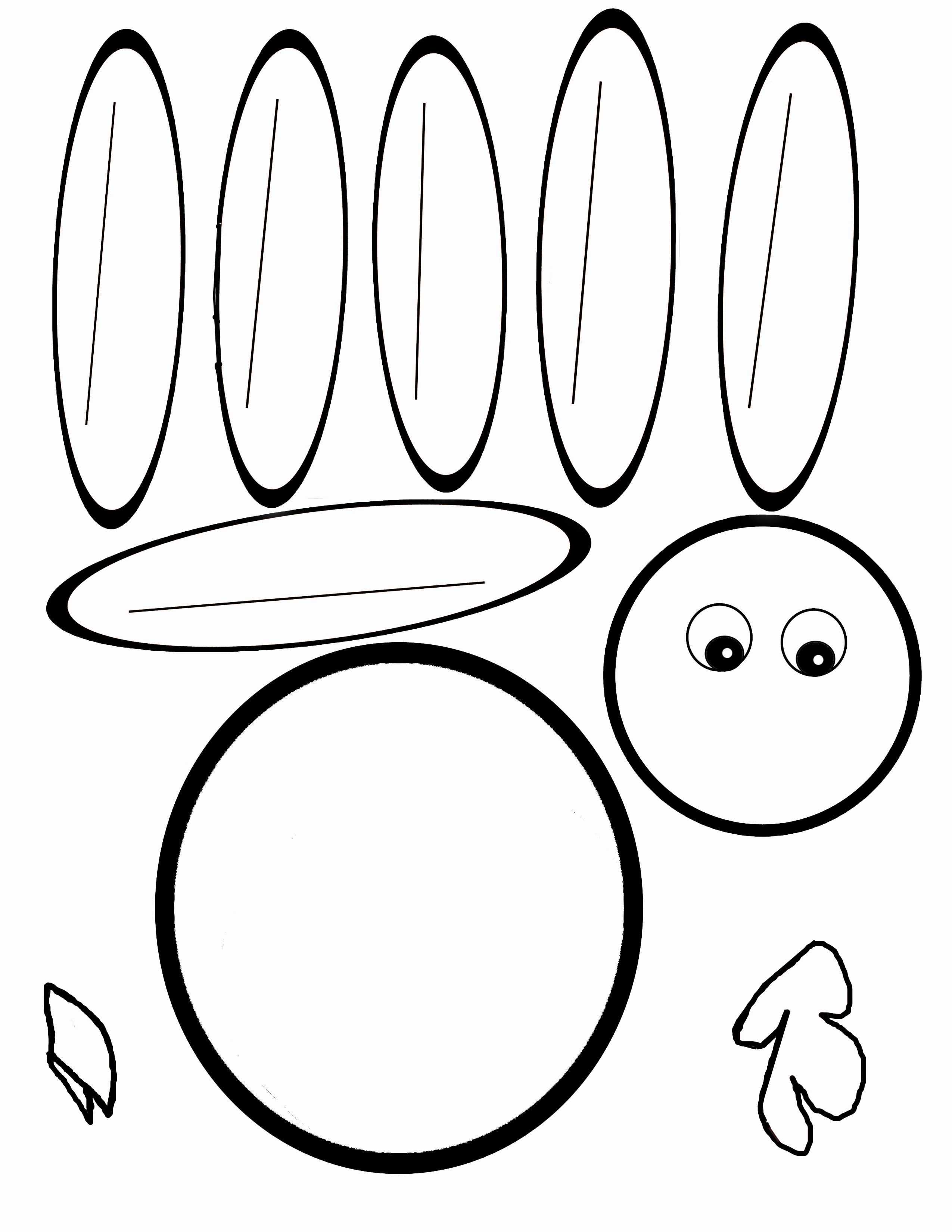 Pin On Pediatric Ot Pertaining To Blank Turkey Template