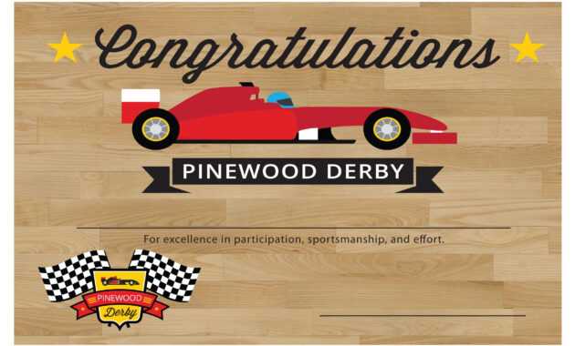 Pin On Pinewood Derby pertaining to Pinewood Derby Certificate Template