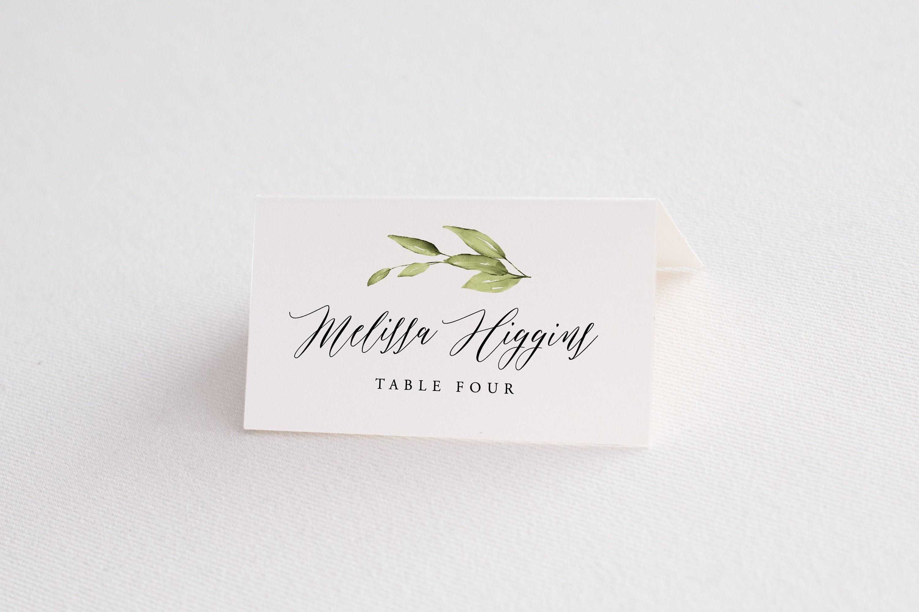 Escort Cards Printable