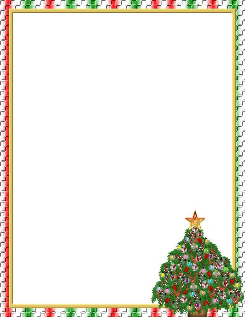 Pin On X Mas/clipart/collages/subway With Christmas Border Word Template