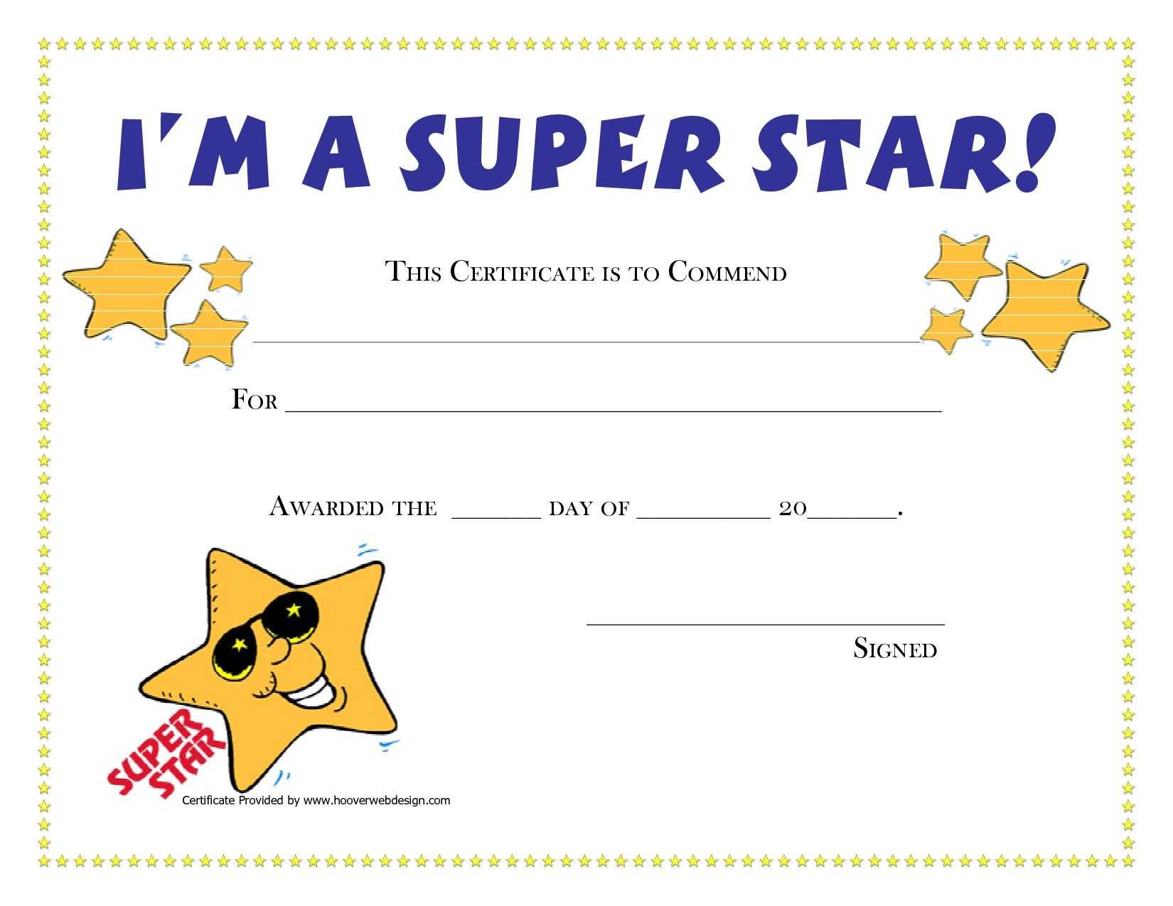 Pinamanda Crawford On Teaching Music And Loving It Intended For Star Award Certificate Template