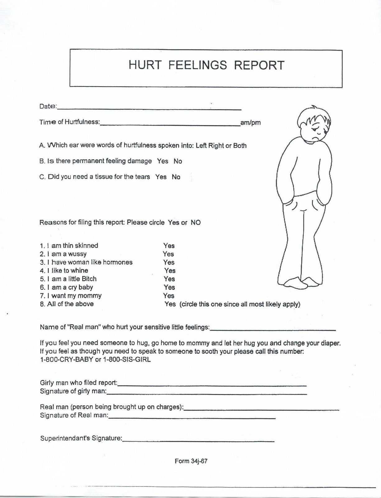 Pinamber Rollins On Diddles | Hurt Feelings, It Hurts Within Hurt Feelings Report Template