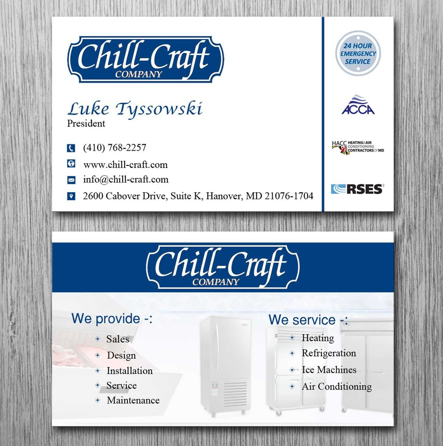 Pinanggunstore On Business Cards For Hvac Business Card Template