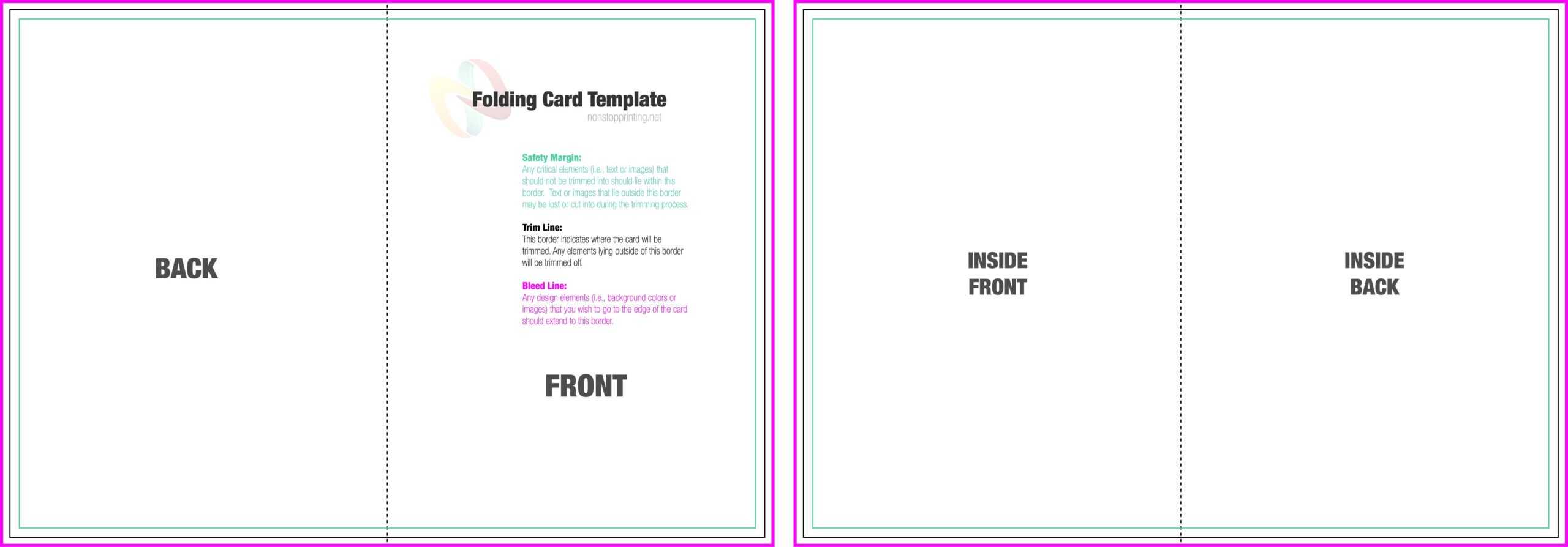 Pinanggunstore On Invitationwww Intended For Blank Quarter Fold Card Template