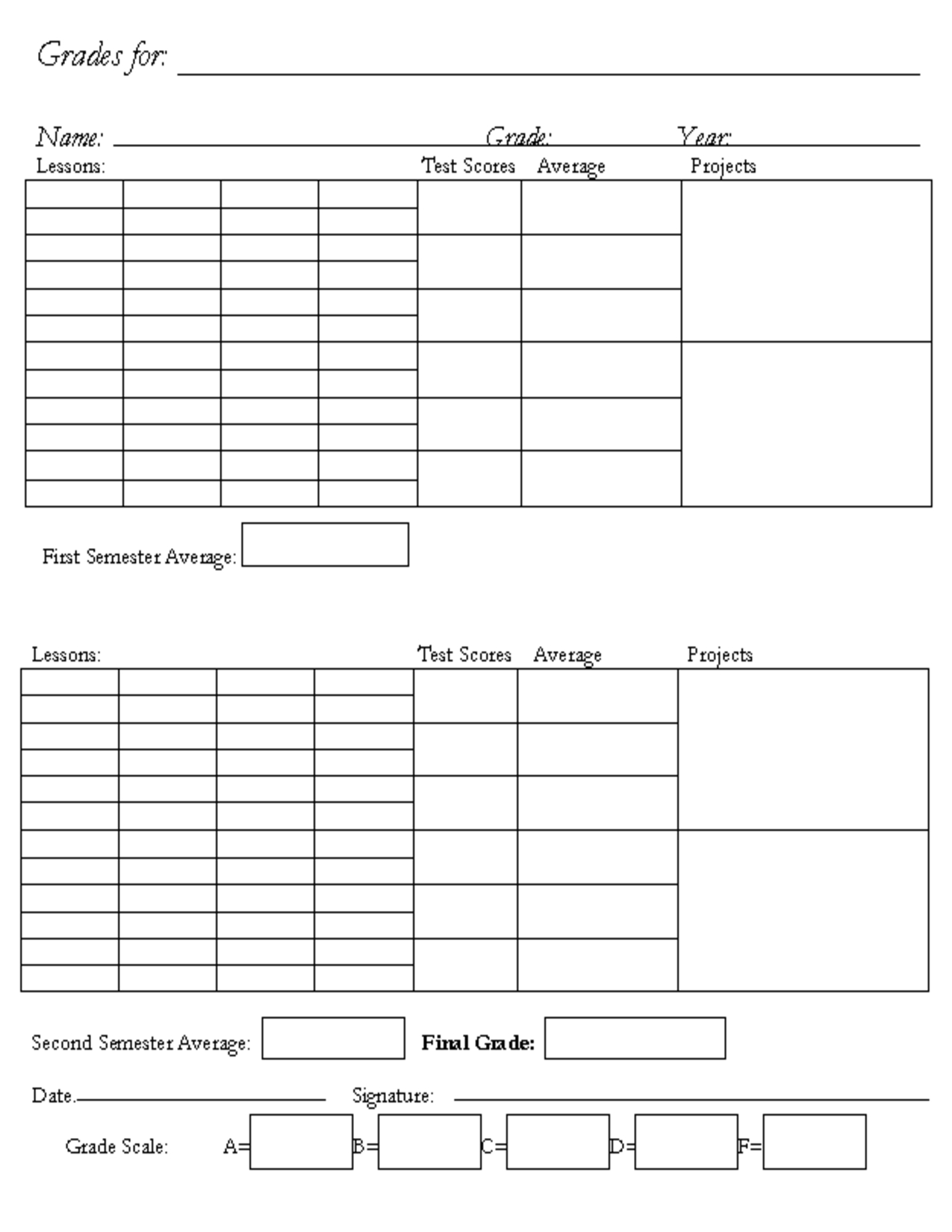 Pinbecky Crossett On Children #10 | Report Card Template For Blank Report Card Template