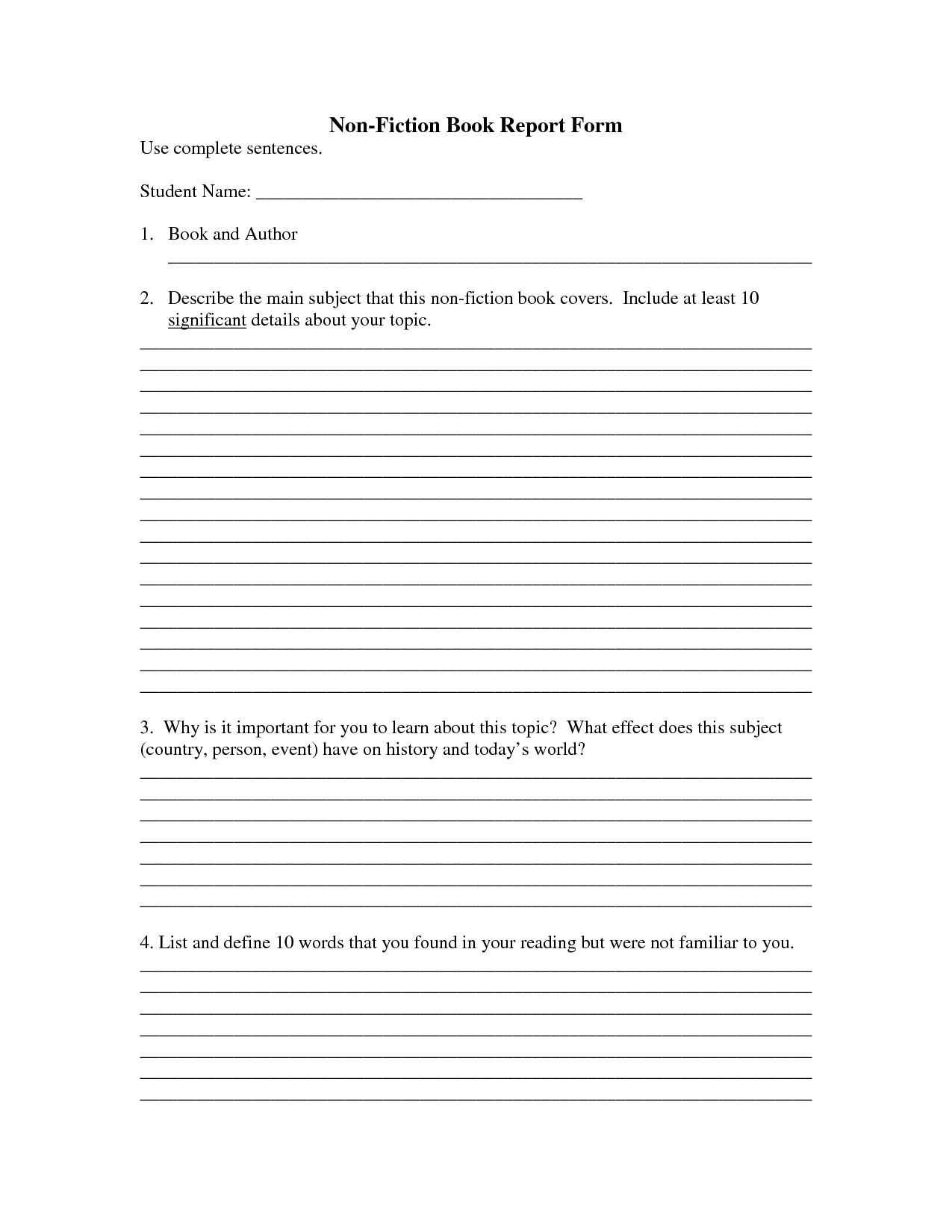 Pinbekah Roy On Princes | Book Report Templates, 2Nd Intended For Book Report Template High School