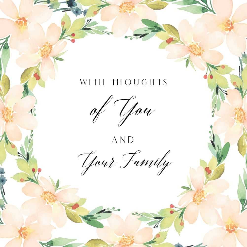 Pinmichelle Painter On Condolences | Free Printable Throughout Sympathy Card Template