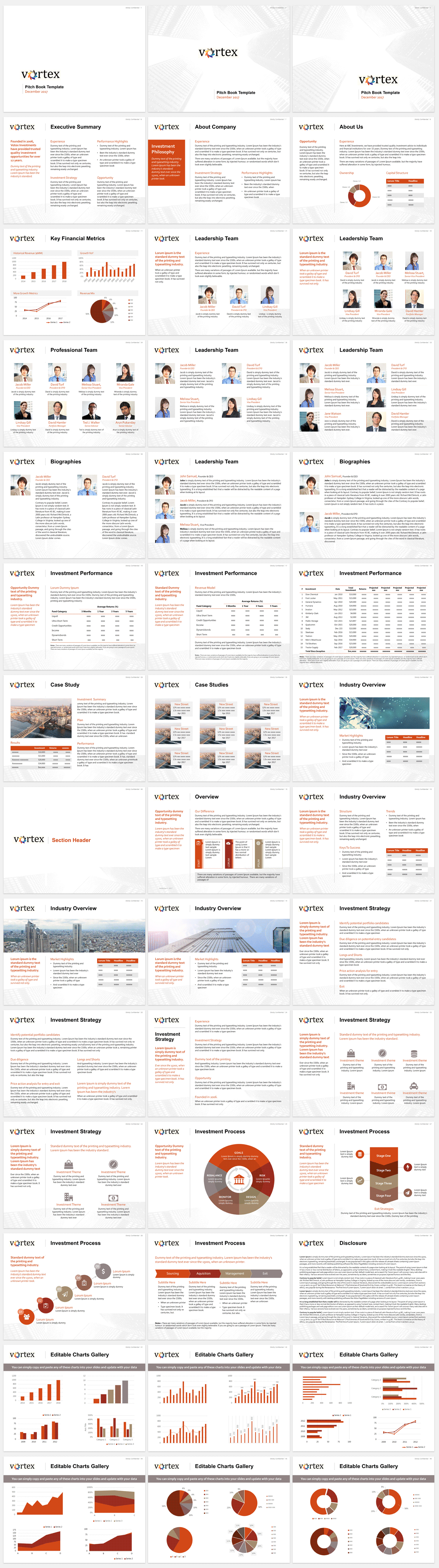 Pitch Book Template Example For Investment Banking Pitch With Powerpoint Pitch Book Template