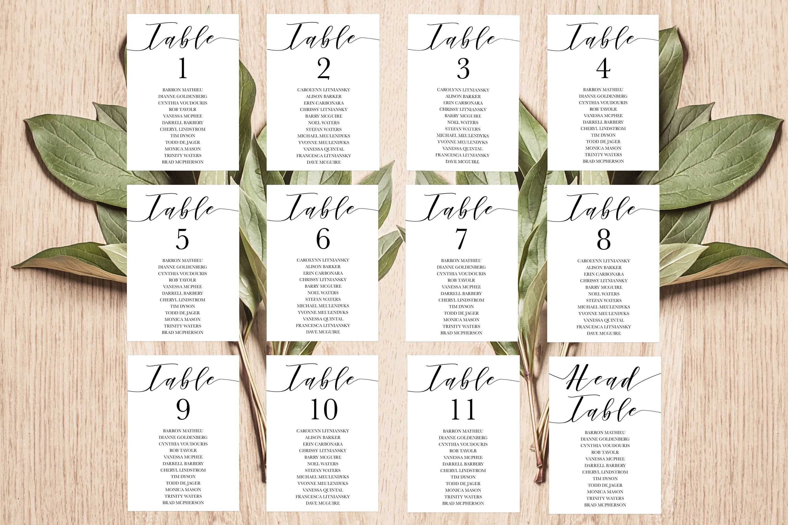 Place Card Template, Table Number Template, Seating Chart Regarding Printable Escort Cards Template