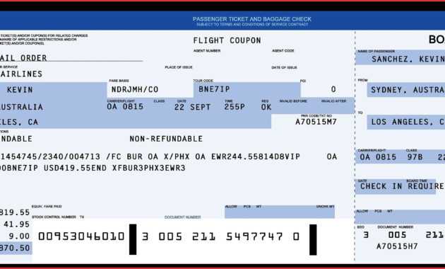 Plane Ticket Template Word Copy Awesome  | Printables with Plane Ticket Template Word