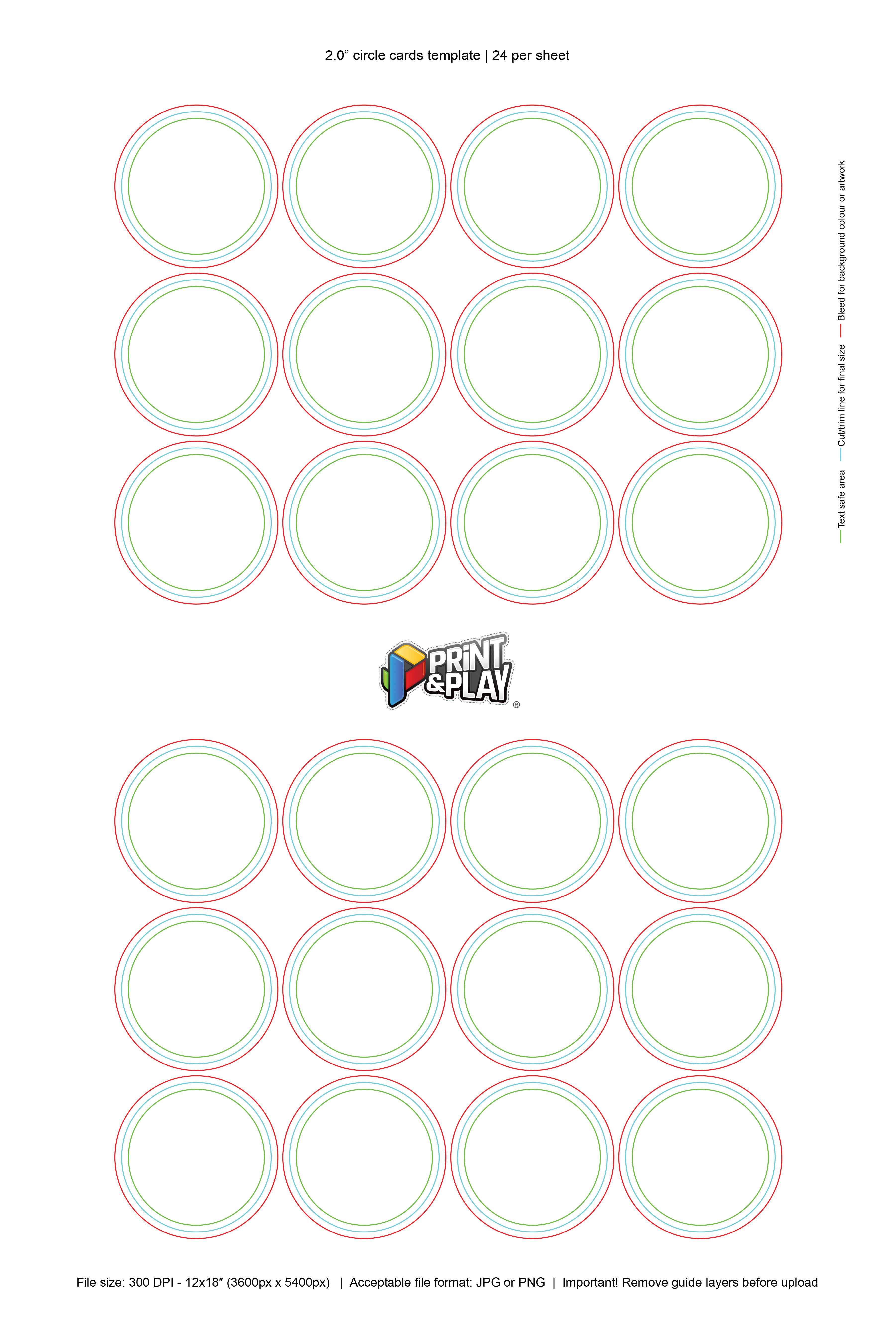 Playing Cards : Formatting & Templates – Print & Play For Template For Game Cards