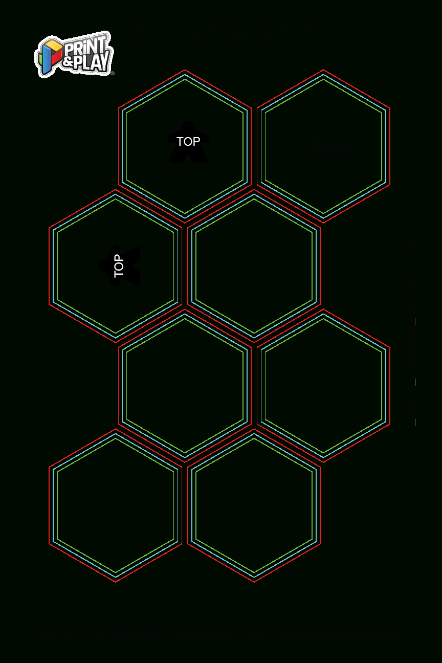 Playing Cards : Formatting & Templates – Print & Play Inside Template For Playing Cards Printable