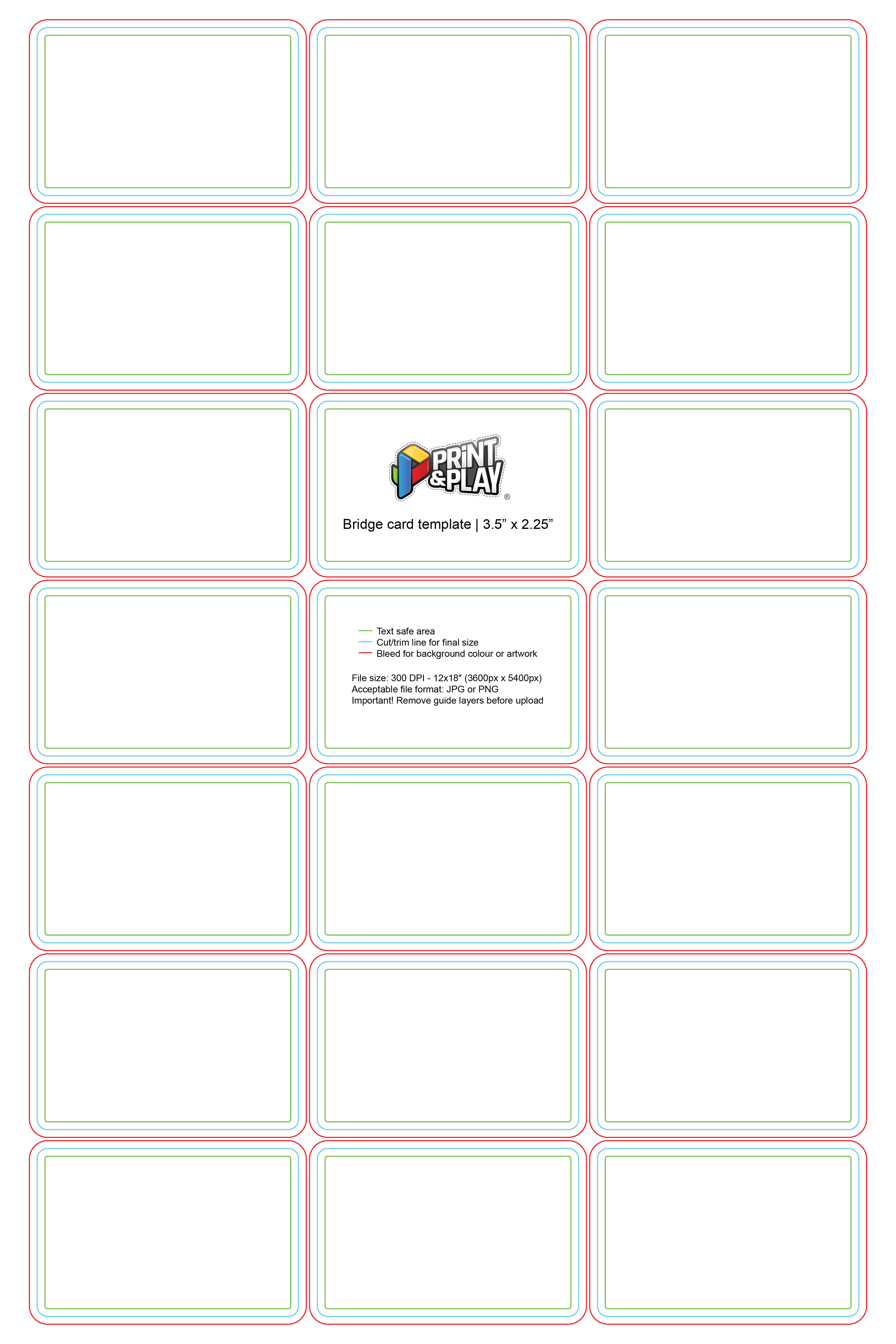 Playing Cards : Formatting & Templates – Print & Play Intended For Card Game Template Maker