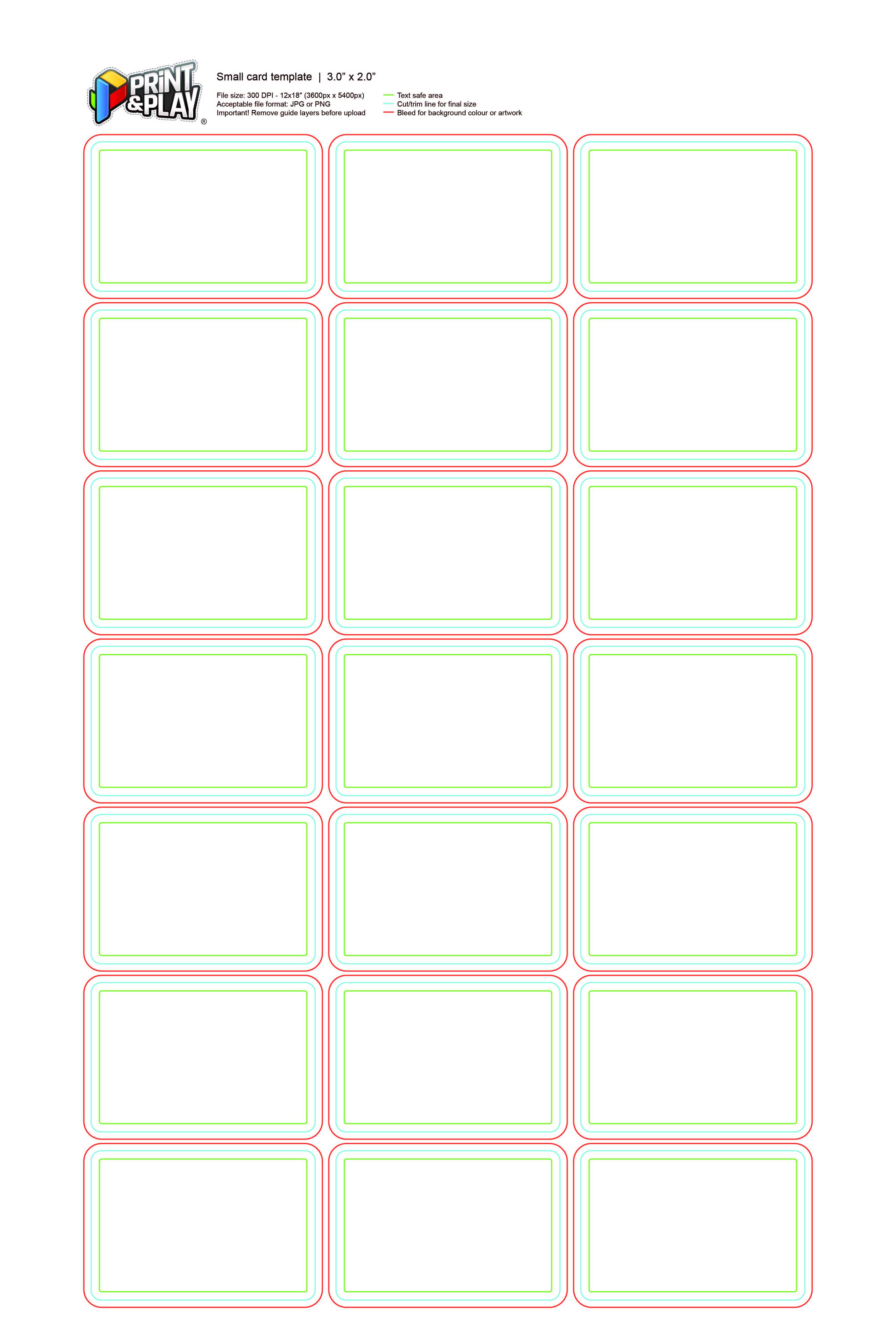 Playing Cards : Formatting & Templates – Print & Play Intended For Free Printable Playing Cards Template