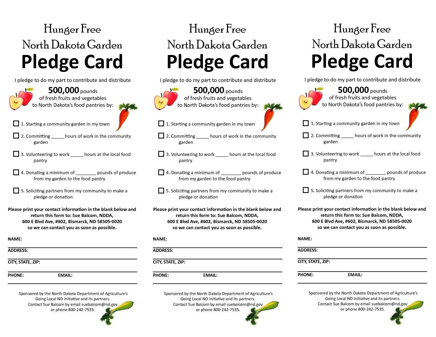Pledge Cards Template Fundraising Card Certificate Images In Building Fund Pledge Card Template