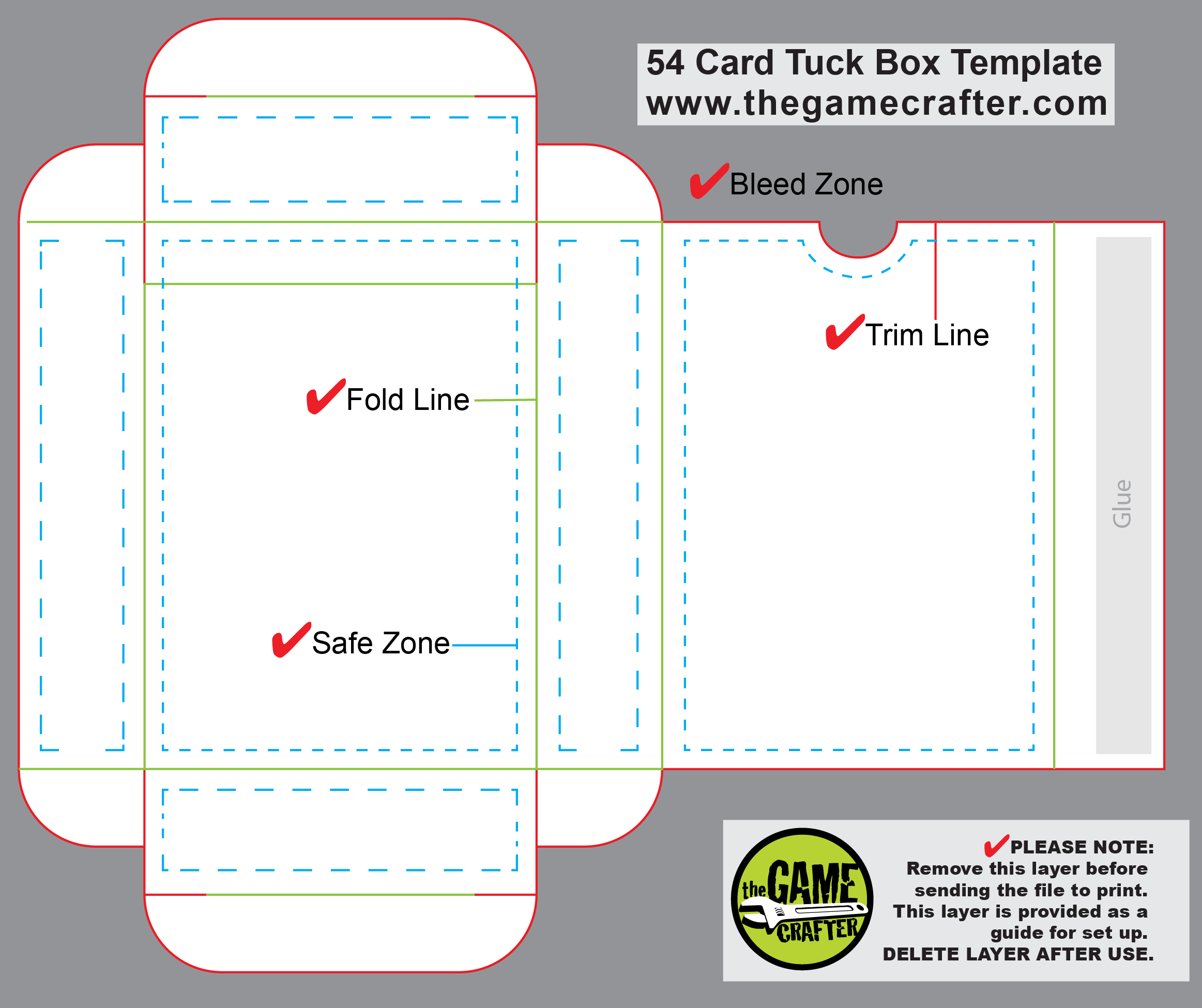 Poker Tuck Box (54 Cards) Regarding Playing Card Template Illustrator