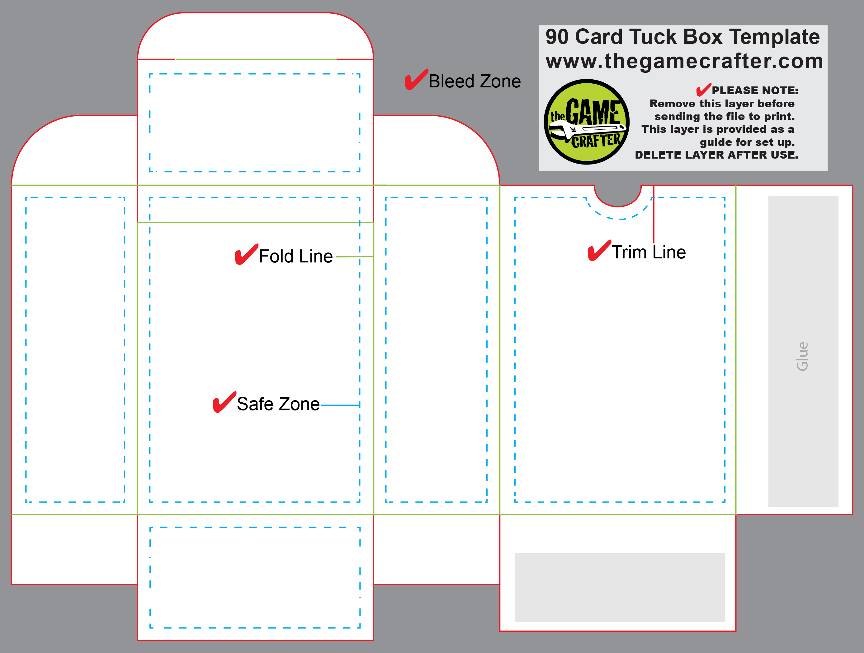 Poker Tuck Box (90 Cards) With Regard To Playing Card Template Illustrator