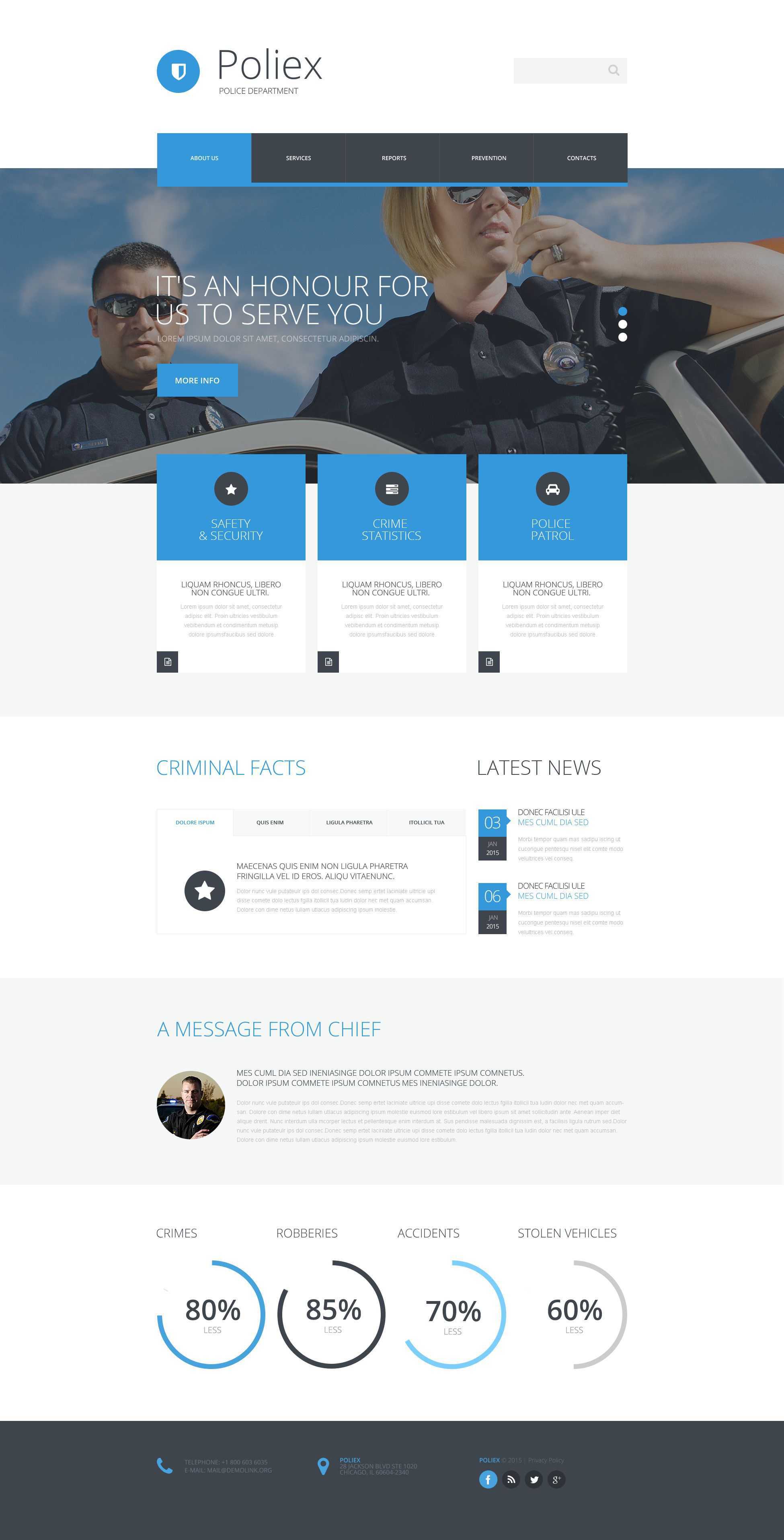 Police Department Website Template Regarding Reporting Website Templates