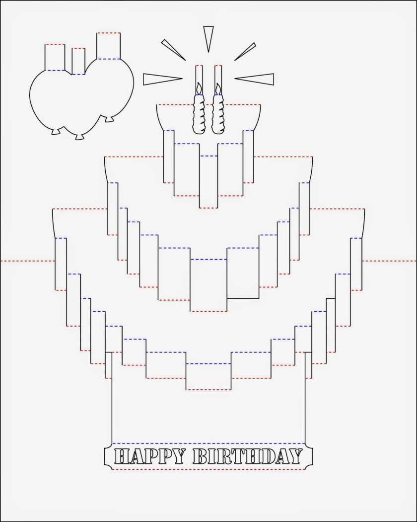 Pop Up Birthday Card Template | My Birthday | Pop Up Card For Happy Birthday Pop Up Card Free Template