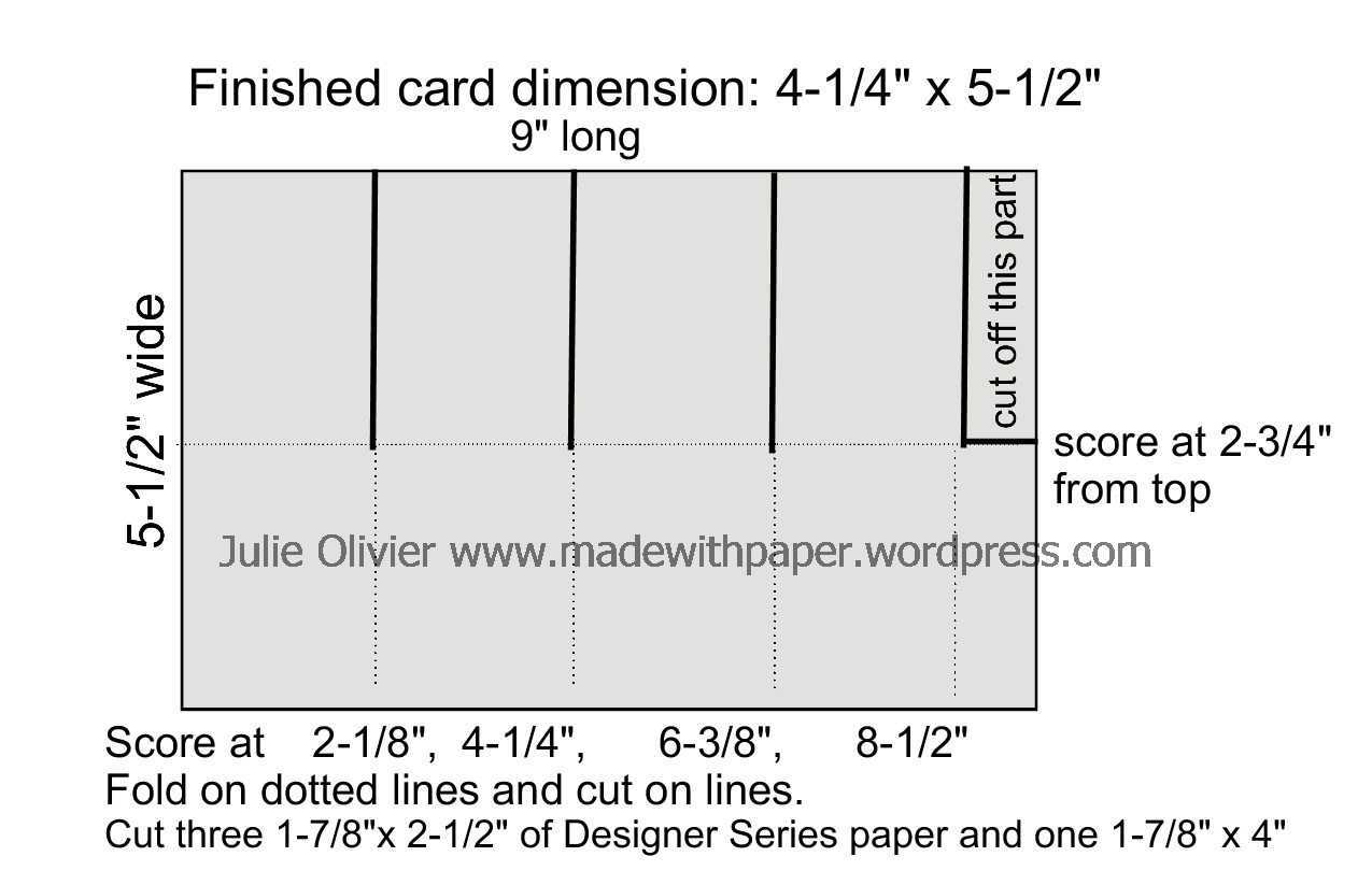 Pop Up Card | Made With Paper In Fold Out Card Template