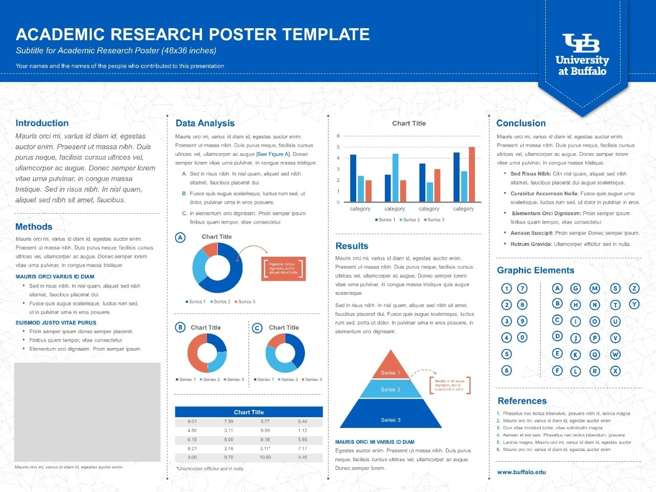 Poster Powerpoint Template Borders A0 Landscape Scientific For Powerpoint Academic Poster Template