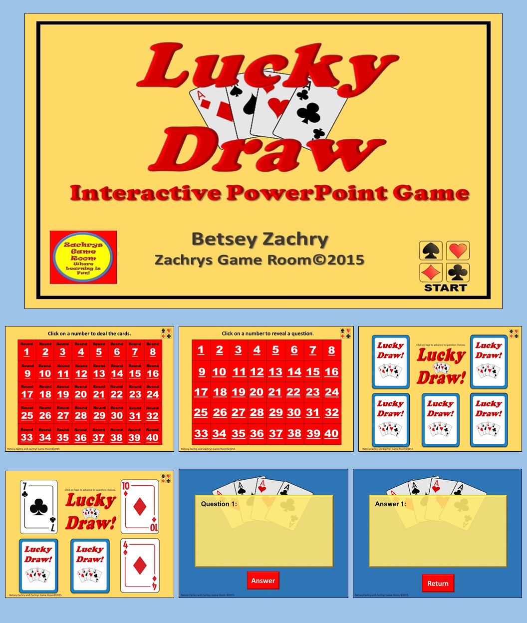 Powerpoint Game Template – Lucky Draw Interactive Game Intended For Powerpoint Template Games For Education