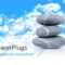 Powerpoint Template: A Number Of Zen Stones With Clouds In Throughout Presentation Zen Powerpoint Templates
