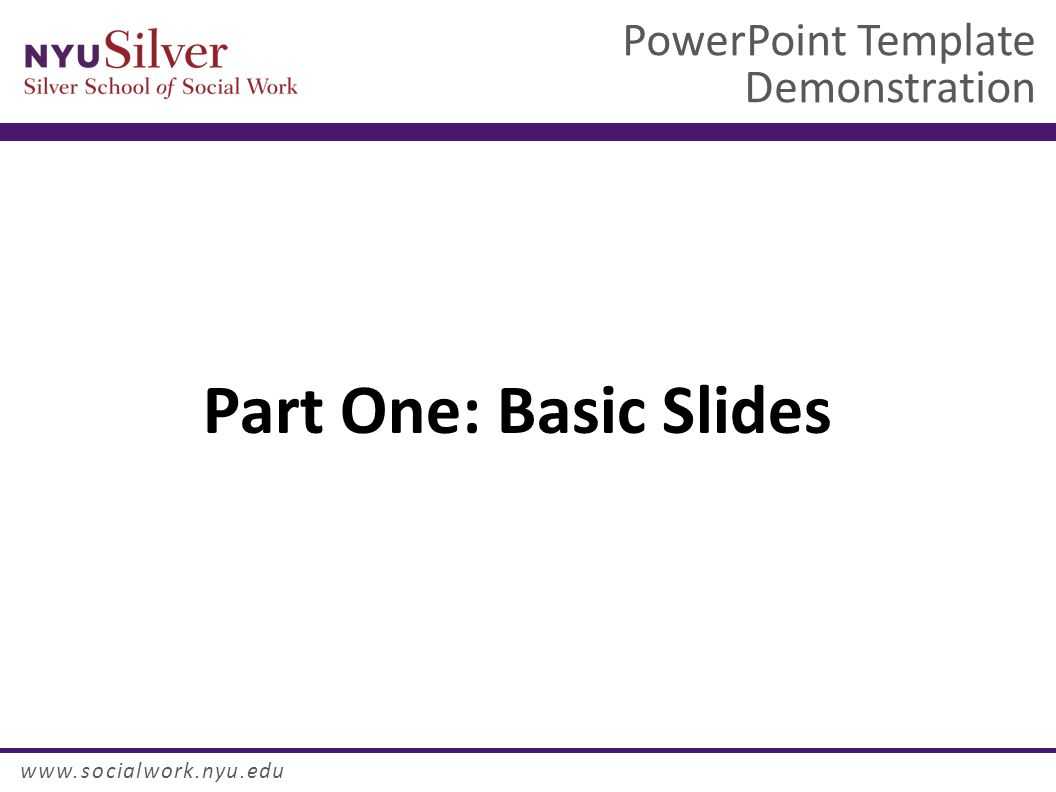 Powerpoint Template Demonstration Dr. John Smith Nyu Silver Regarding Nyu Powerpoint Template