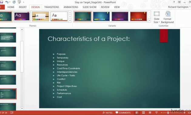 Powerpoint Tutorial: How To Change Templates And Themes | Lynda inside How To Edit A Powerpoint Template