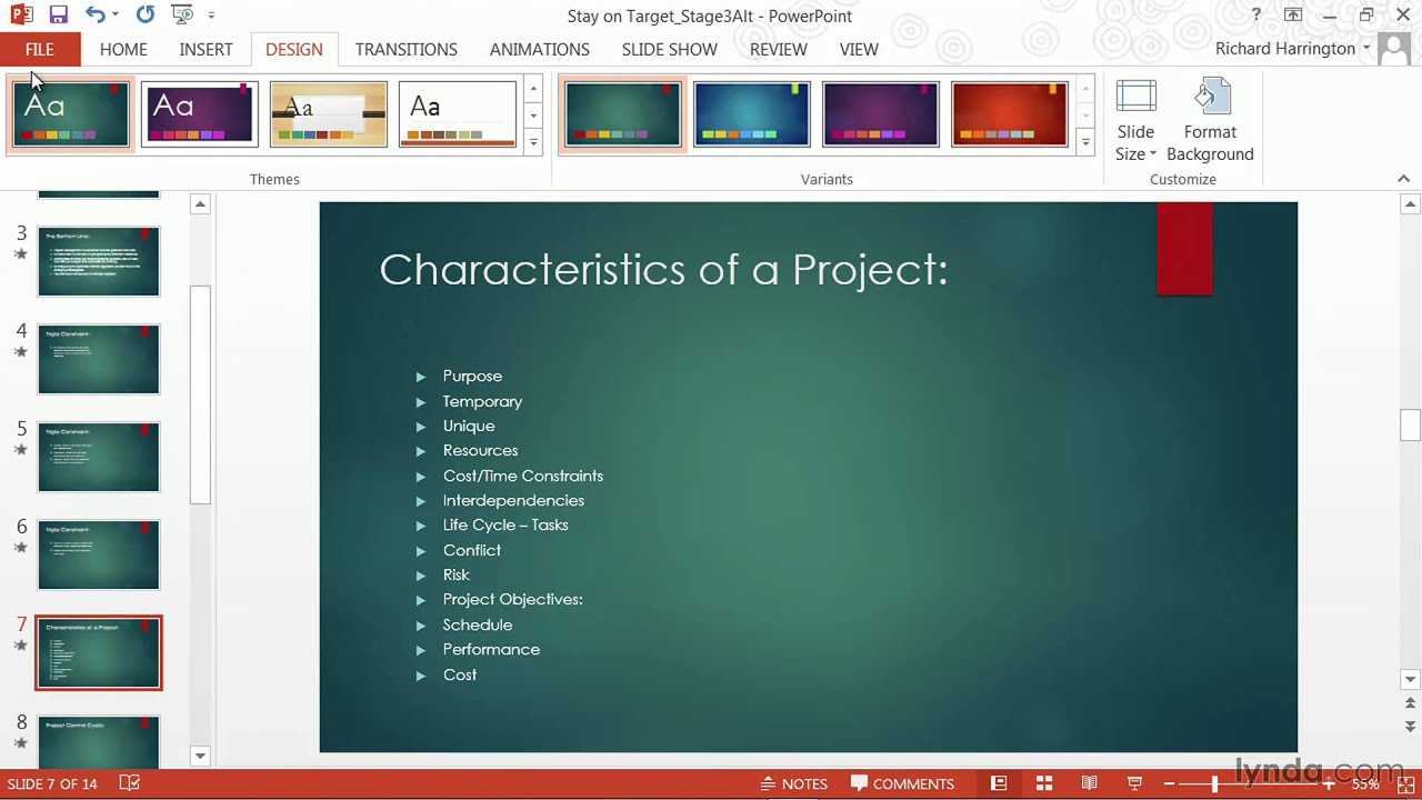 Powerpoint Tutorial: How To Change Templates And Themes | Lynda Regarding How To Change Template In Powerpoint