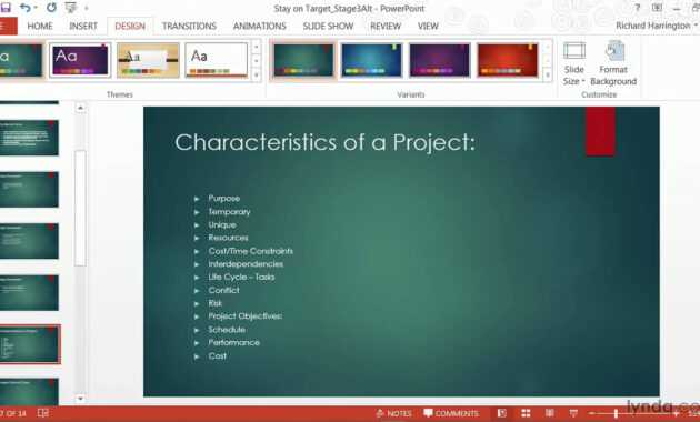 Powerpoint Tutorial: How To Change Templates And Themes | Lynda throughout How To Edit Powerpoint Template