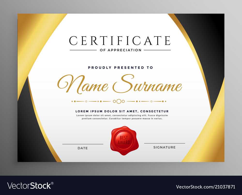 Premium Certificate Of Appreciation Template With Free Certificate Of Appreciation Template Downloads