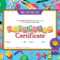 Preschool Certificate | انجليزي | Preschool Certificates In Hayes Certificate Templates
