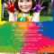 Preschool Enrollment Colorful Poster/flyer Template | School With Play School Brochure Templates