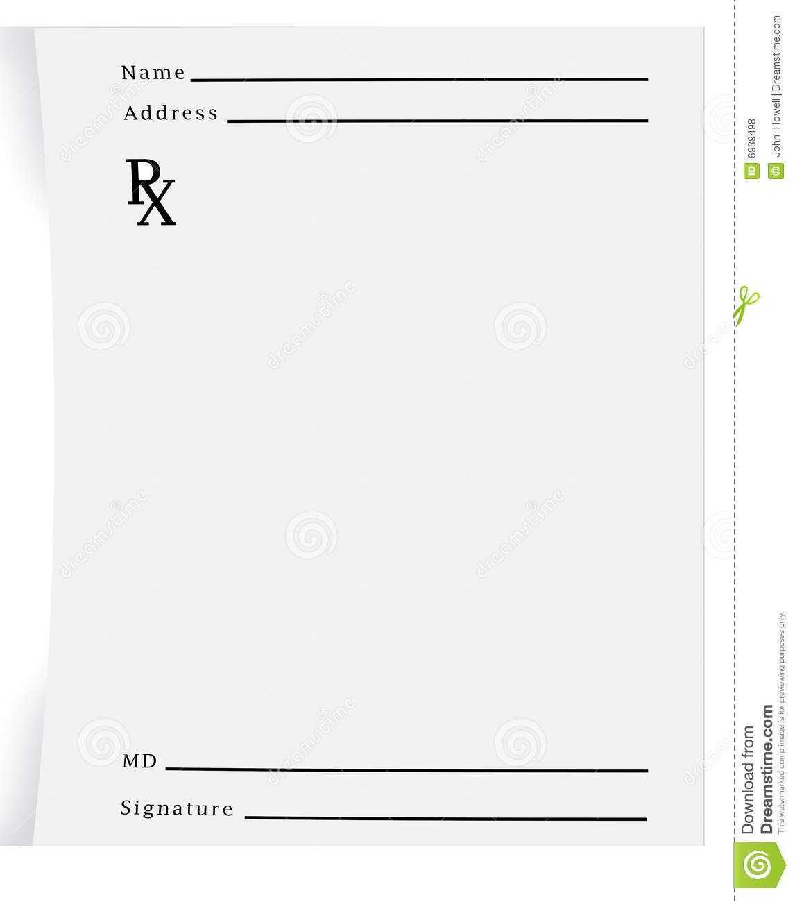 Prescription Pad Blank – Download From Over 27 Million High Regarding Blank Prescription Pad Template