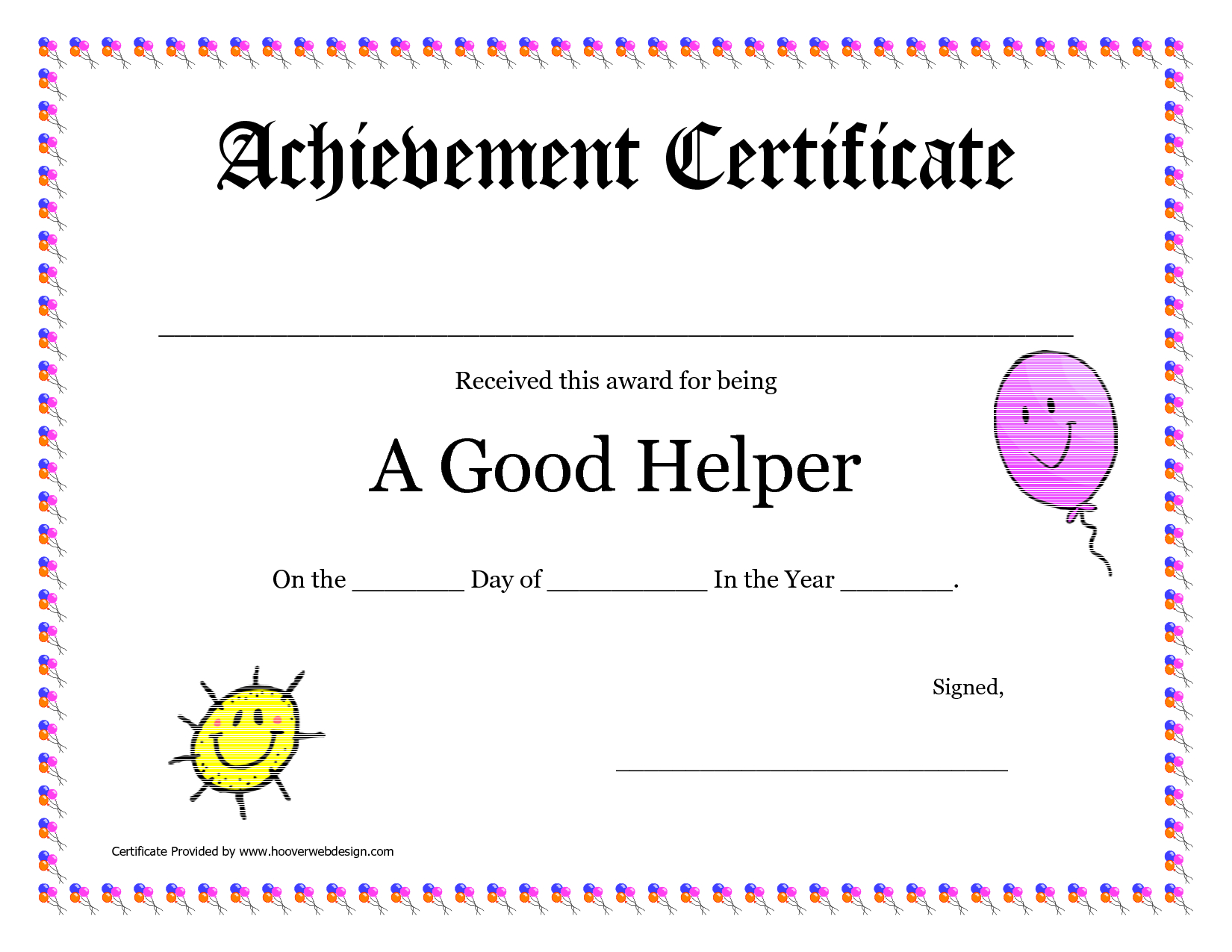 Printable Award Certificates For Teachers | Good Helper Throughout Free Printable Student Of The Month Certificate Templates