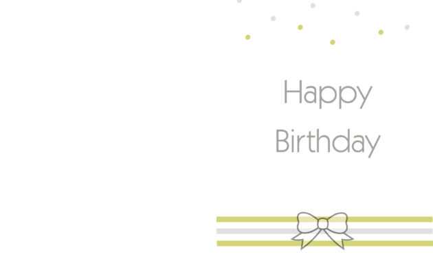 Printable Birthday Cards Foldable | Theveliger in Foldable Birthday Card Template