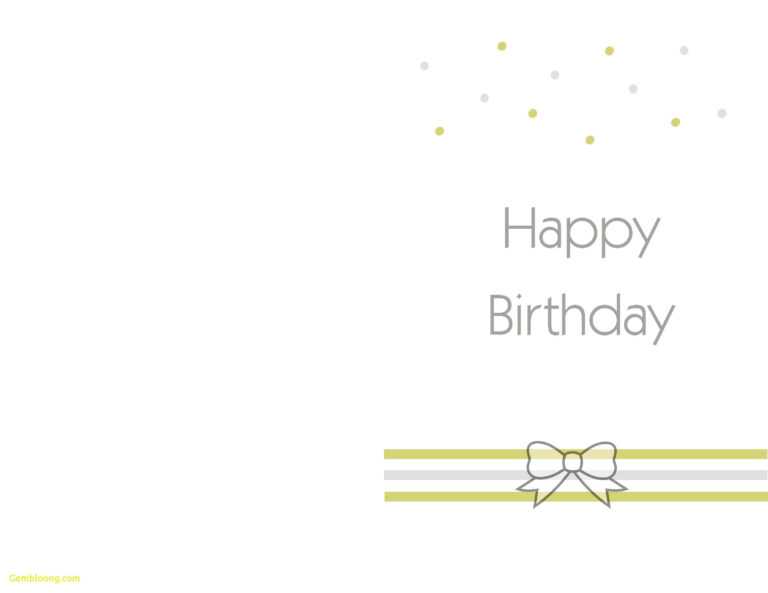 Printable Birthday Cards Foldable | Theveliger with Card Folding ...